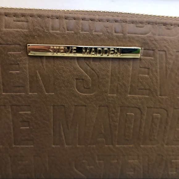 Steve Madden Zip around logo Wallet taupe - Picture 10 of 16